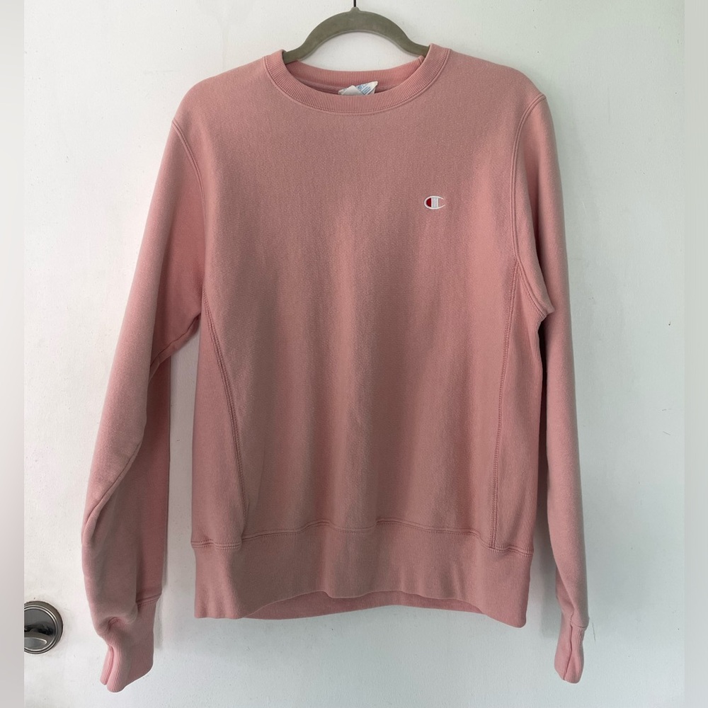 MOVING SALE! Accepting all offers!! Champion Baby Pink Reverse Weeve Sweatshirt